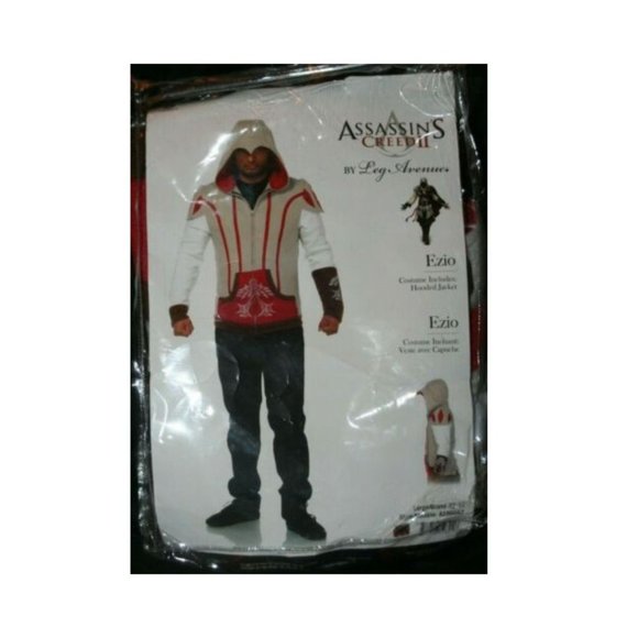 Assassins Creed Other - Assassin's Creed II Ezio Costume Hooded Jacket Size Large 42-44